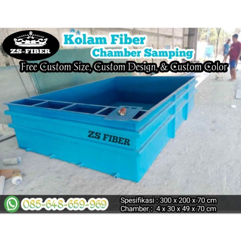 Kolam Fiber / bak Fiber 300x200x70 cm