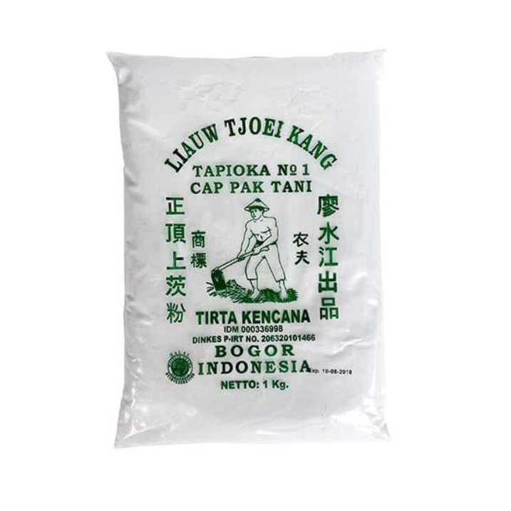 

Tepung Tapioka Sagu Cap Pak Tani Liauw Tjoei Kang 1 kg