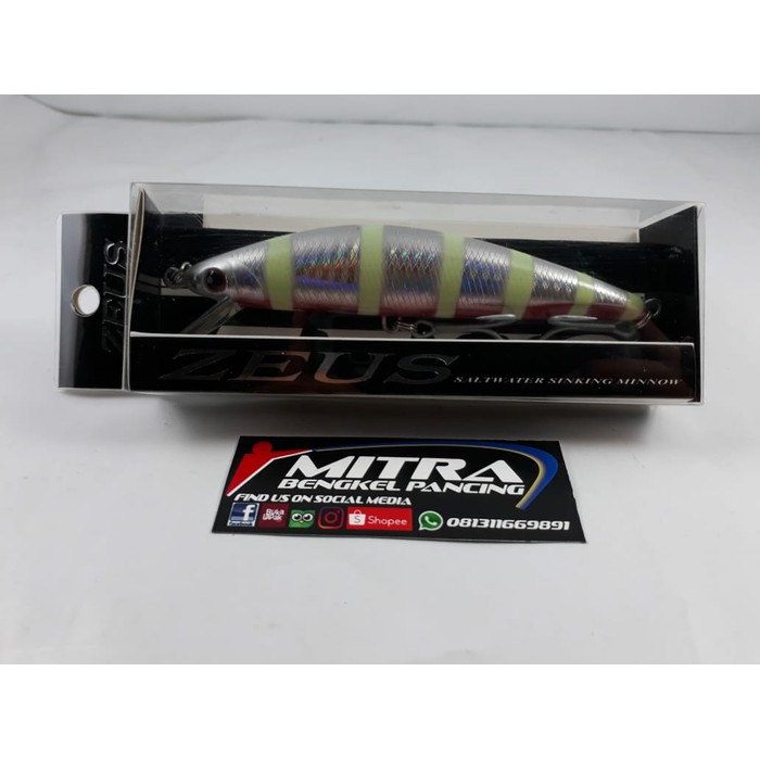 Cuci Gudang Minnow Zeus Zebra GID