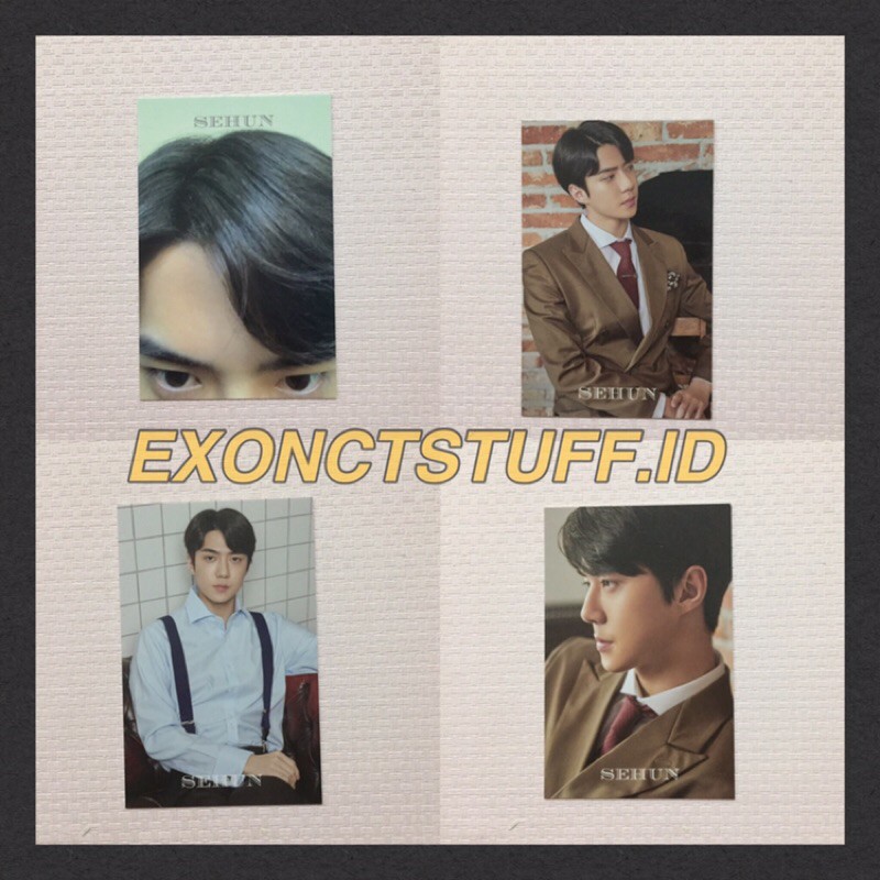 exo sehun official fortune card SG 2020 Season Greeting