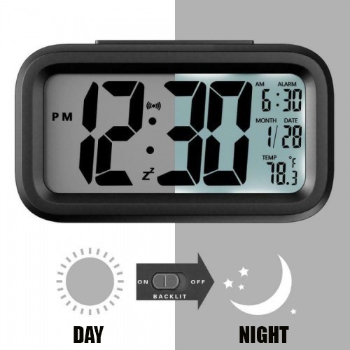 Jam Alarm Digital Jam Weker Pintar Jam Meja Digital Smart Alarm Clock