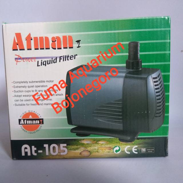 Jual Atman Power Liquid Filter At Pompa Kolam Aquarium Hidroponik Submersible Pump Power