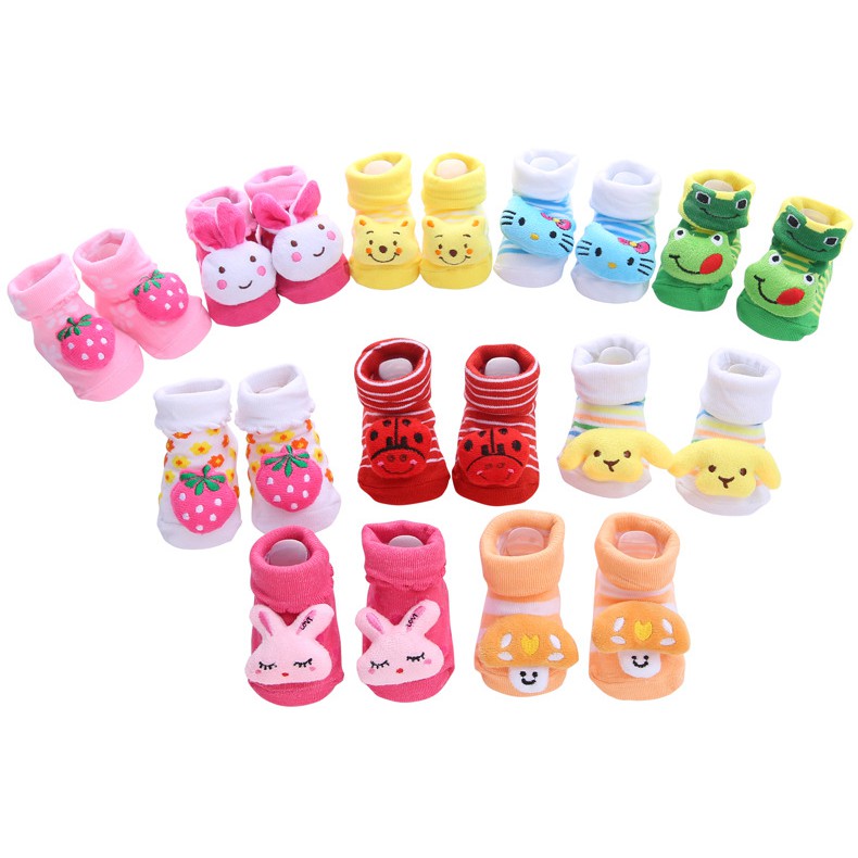 Kaos Kaki Bayi Rattle Bisa Bunyi Anti Slip M003