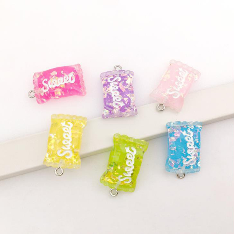 Hbid 32Pcs Charms Bentuk Permen Gummy Bear Bahan Resin Untuk Membuat Perhiasan DIY