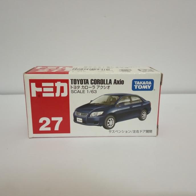 Tomica No 27 Toyota Corolla Axio Diecast Mobil Takara Tomy Reguler