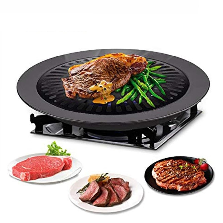 BBQ Grill Pan Bulat Panggangan BBQ Pemanggan Ultra Grill Korean 32CM