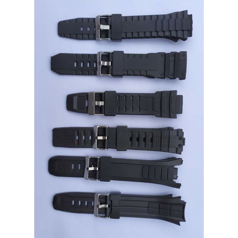 Tali / Strap Rubber / Karet jam Tangan Qnq Q&q qq