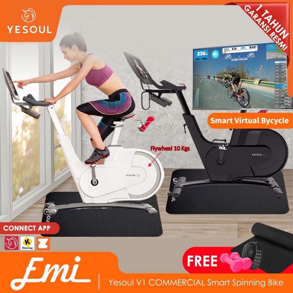 Yesoul V1 COMMERCIAL Smart Spinning Bike - Putih