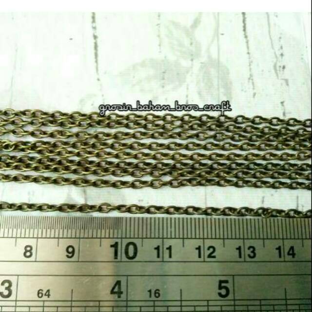 Rantai Warna &quot;Bakar&quot; kode A per 5 meter