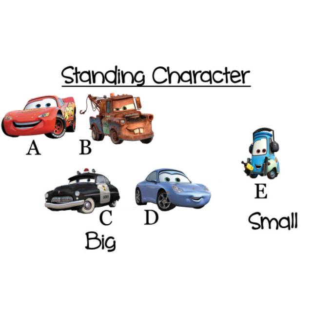 Standing character Cars