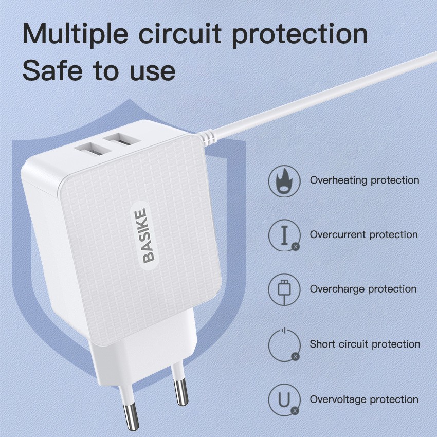 Kepala Charger Adaptor Universal Mini Dual Usb 2.1A fast charger