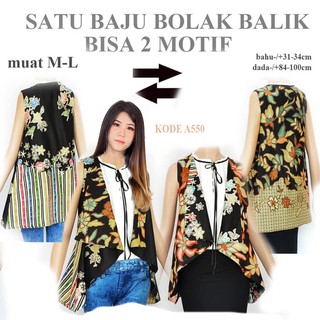 Atasan Outer  Batik  Wanita a550 Shopee Indonesia 