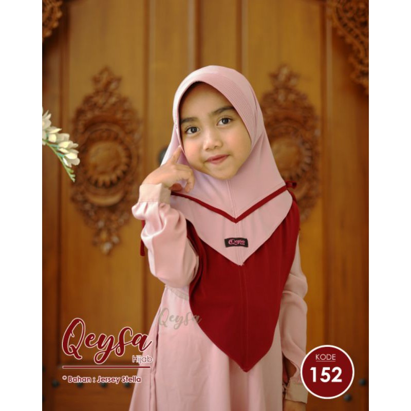 Qeysa hijab kids Original / Qeysa hijab anak kode 152 / Jilbab Qeysa Anak