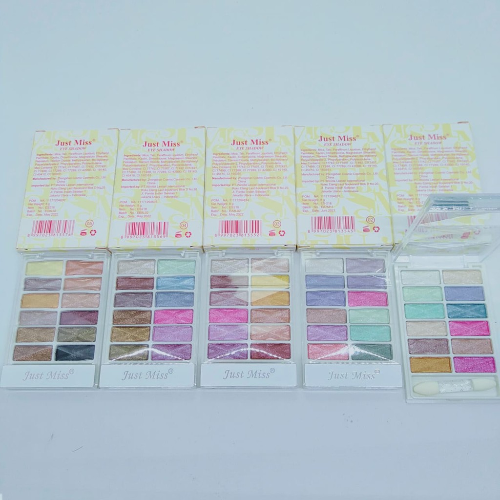 Eyeshadow Just Miss 12 Warna Original BPOM
