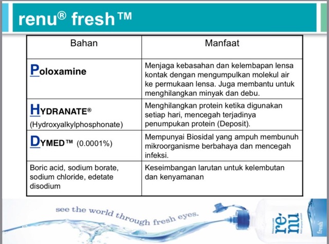 Renu Fresh 355ml solution air softlens