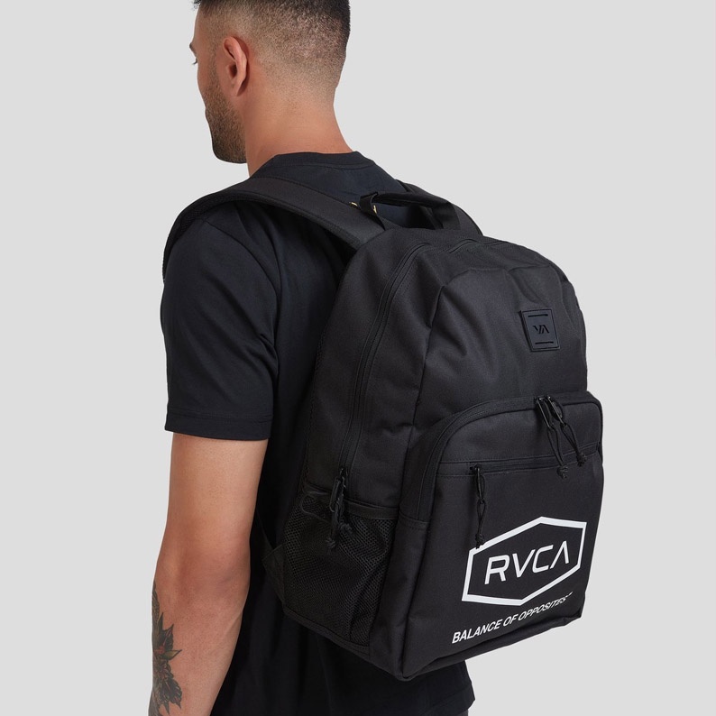 Tas RVCA HEX Backpack Unisex Black ORIGINAL