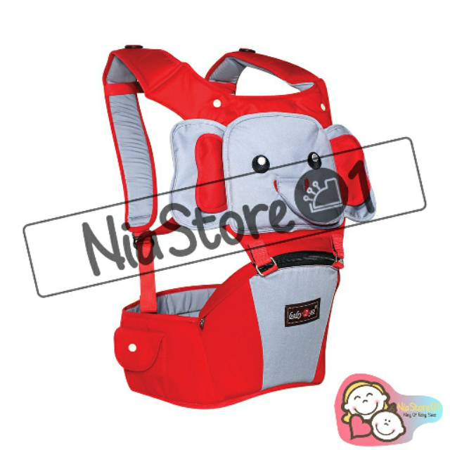 Gendongan Bayi Hipseat Character Gajah Baby 2 Go B2G1101