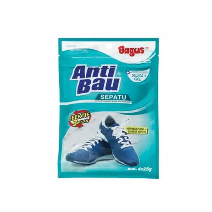 BAGUS Anti Bau Sepatu 4x25gr Penghilang Bau Sepatu