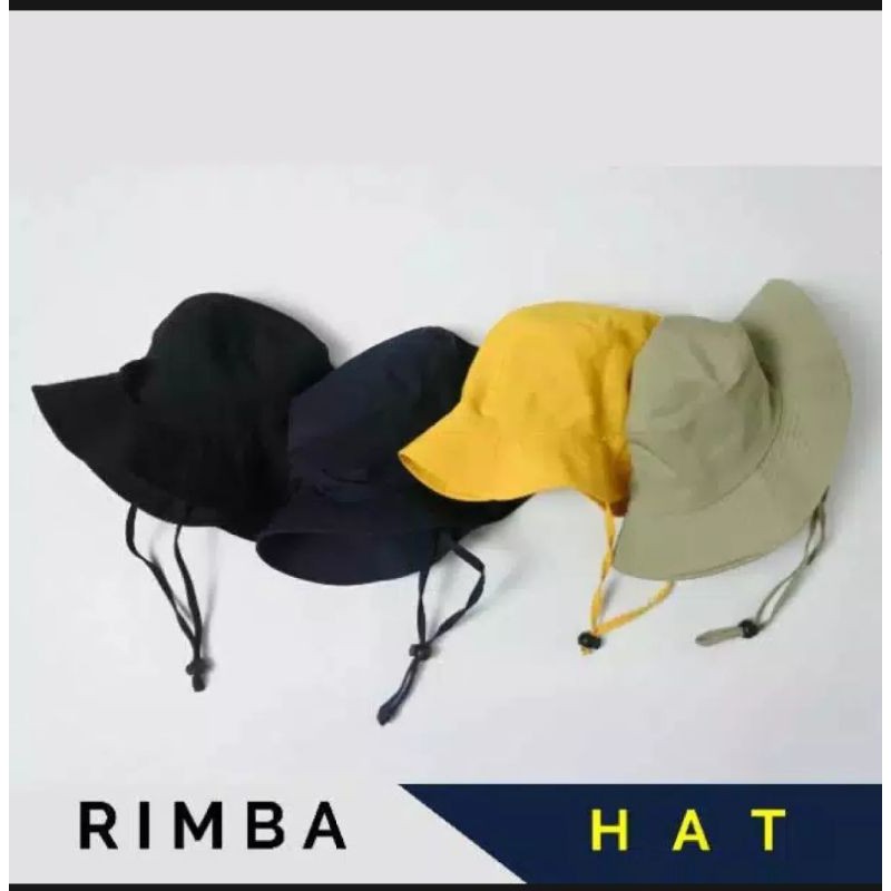 Topi Rimba / Topi Bucket Hat Polos