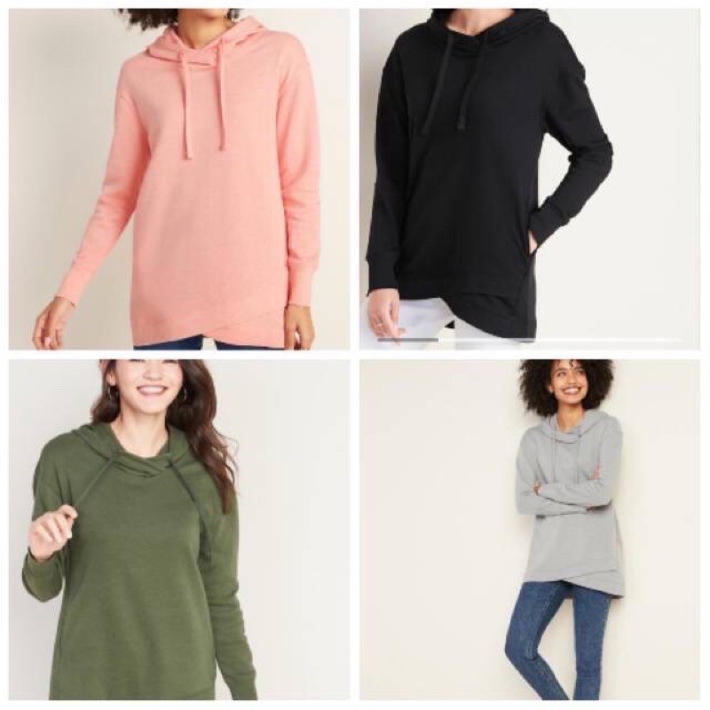 Old Navy Original Sweater Wanita Lengan Panjang / Sweater Hoodie Wanita