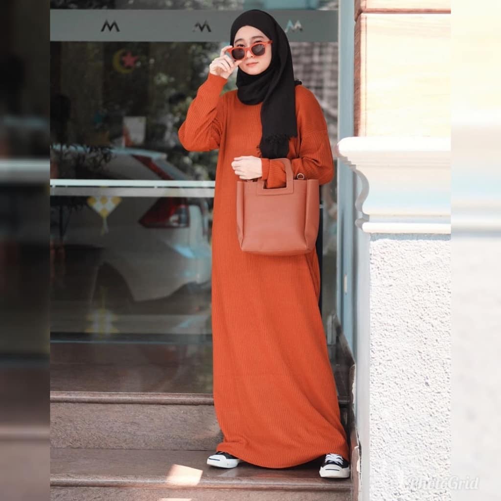 Dress boxi /long dress boxi /gamis rajut /dress rajut