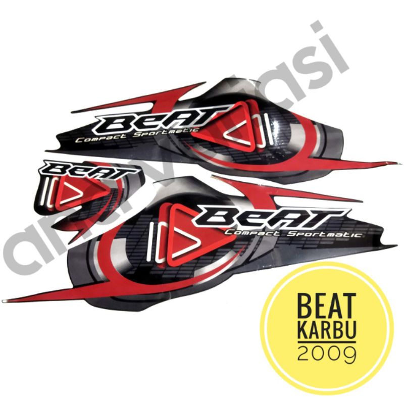 stiker striping Honda beat 2009 original striping beat carbu 2009 striping Honda beat 2009 ori