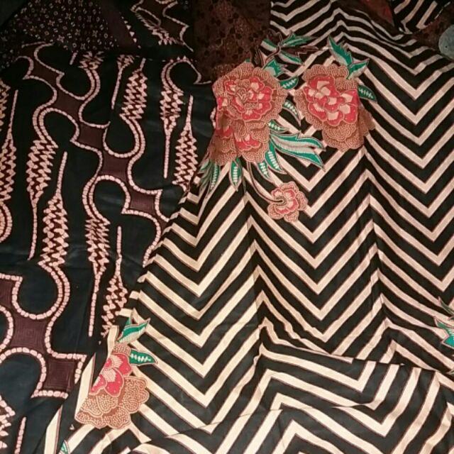 Tunik Aserehe Mataram Parang Black Hitam Batik Jumbo Size Modern