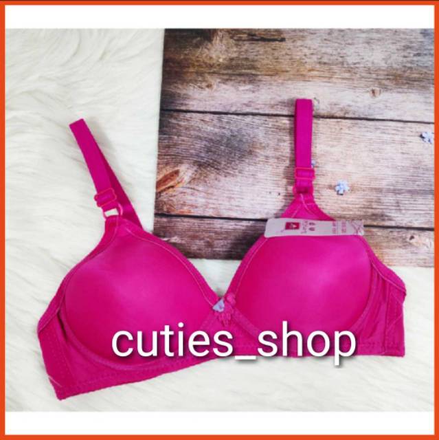 Bra polos - XIANG CAO - non kawat- busa tipis -sz 34-40