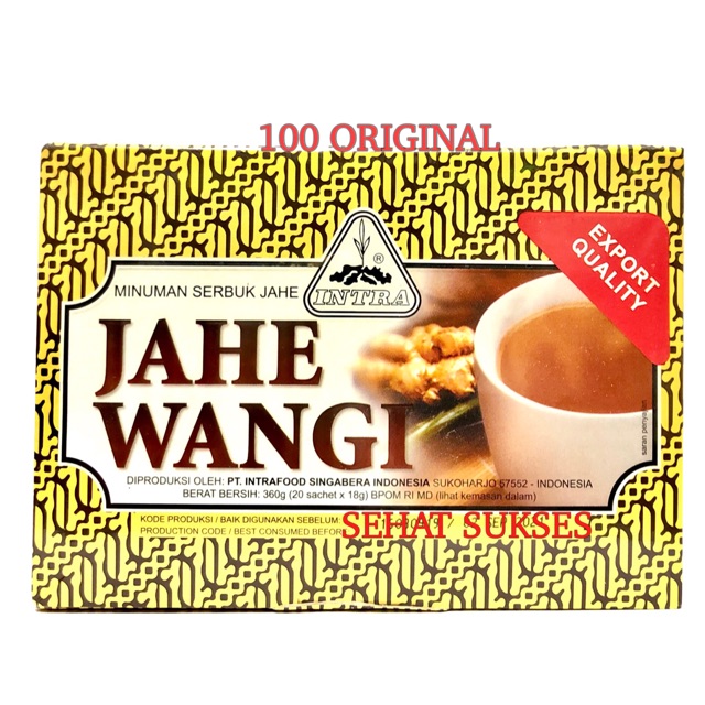 INTRA JAHE WANGI ~ MINUMAN SERBUK JAHE INSTANT