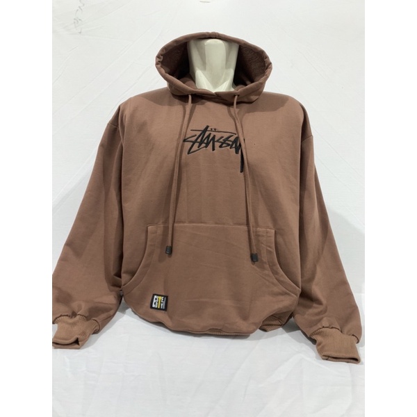 [ Kidzafira Official ] Sweater STUSSY Oversize Pria wanita aesthetic ANCE STUDIOS Beludru Panas Musim Gugur Berkerudung Dingin Remaja Versi Korea Trend Citayam Fashion week size L - XXL