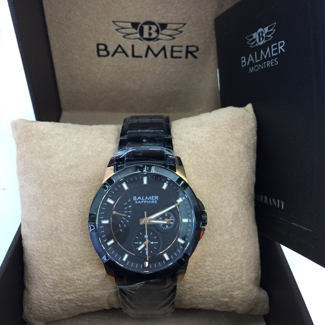 BALMER sapphire rantai hitam Rose wanita B 7936 MR