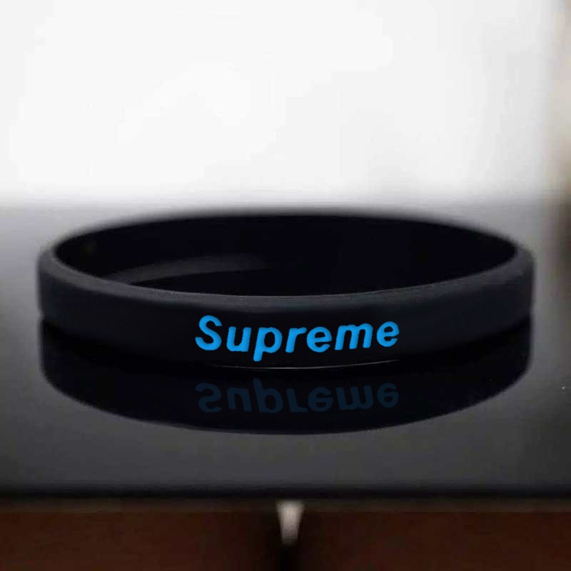 BRACELET SUPREME GELANG TANGAN PRIA ORIGINAL SUP H L BIRU