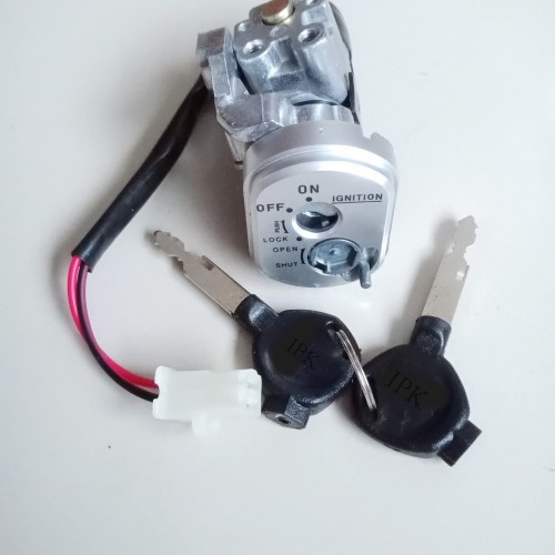 KUNCI KONTAK ORI OSK  BEAT KARBU 2008-2012 ASSY LENGAKP DENGAN KUNCI JOK