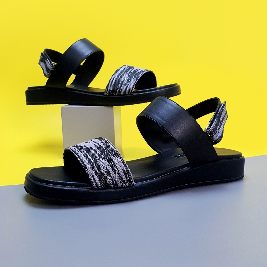 Sandal Platform Tali Wanita Casual Velonesia Slip Sandal Casual Platform Wanita - Keiko