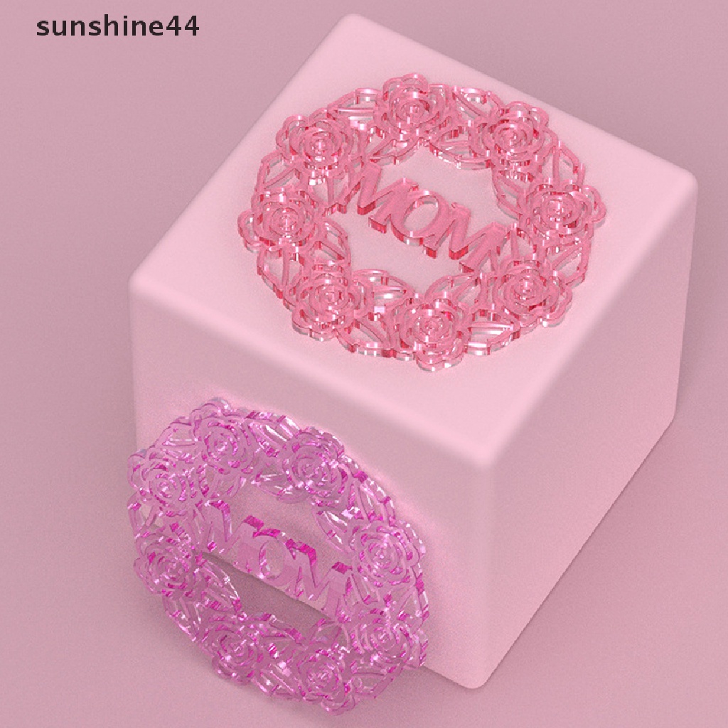 Sunshine Cetakan Epoxy Resin DIY Bentuk Ibu Bahan Silikon Untuk Dekorasi
