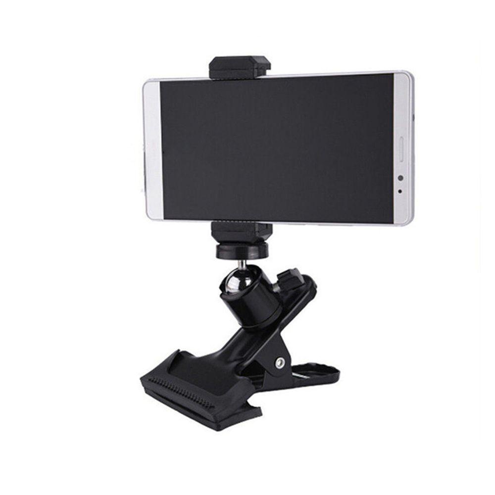 Lanfy Klip Kepala Gitar Alat Musik Multi-Fungsi Desktop Music Holder Siaran Langsung Aksesoris Gitar Bagian Gitar Tripod Klip Head