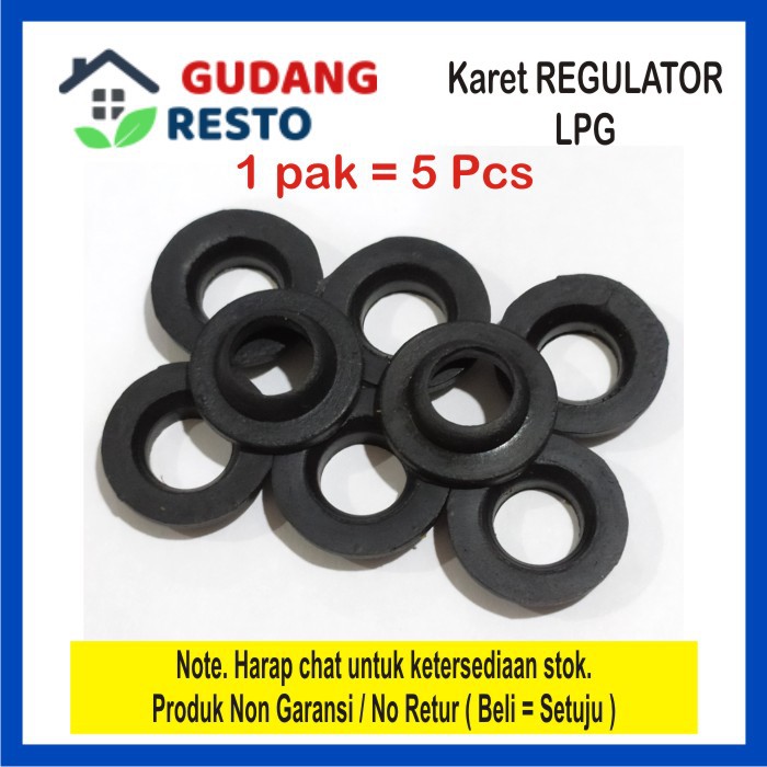 KARET REGULATOR LPG / Seal / Sil / O - Ring / Topi Pengaman Elpiji GAS