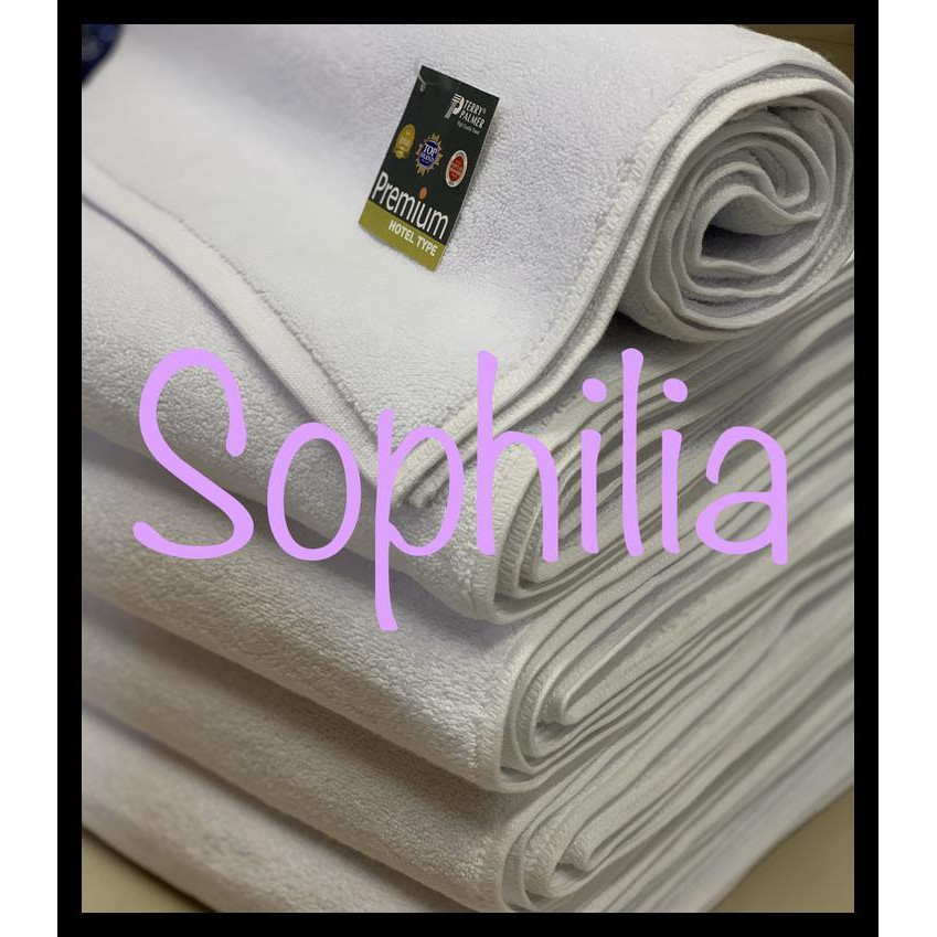 Promo Keset Kaki Handuk Terry Palmer Putih Hotel Type 45X70 Tebal Serap