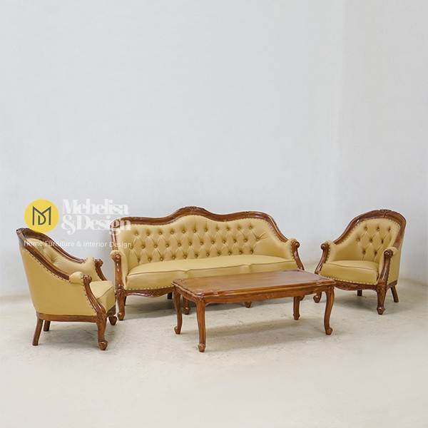 Sofa Ruang Tamu Louis Oscar Set 311 Jati Jepara, Sofa Lois 311