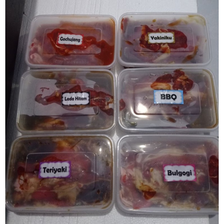 

daging slice berbumbu