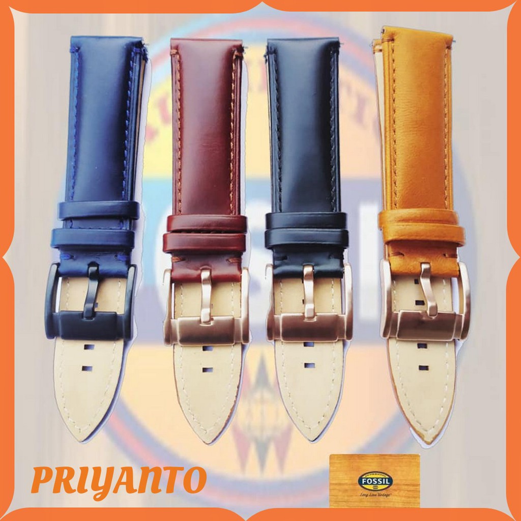 Strap Tali Jam Tangan Kulit Leathers 22mm Genuine