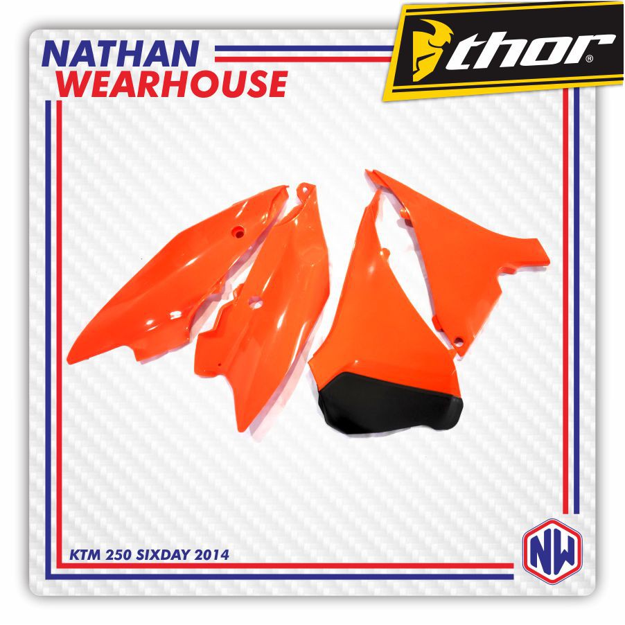 Cover Tutup Pelindung Sayap Body Belakang KTM 250 2014 SIXDAY SIX DAY THOR