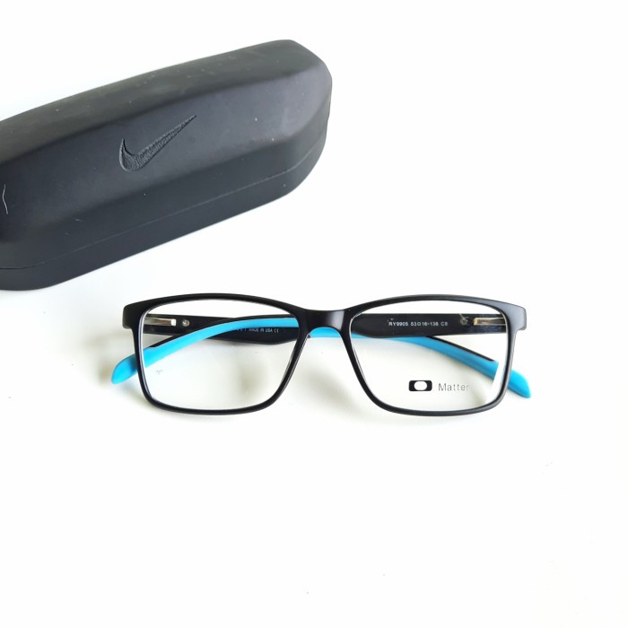 Kacamata Minus Pria - Kacamata Minus Anti Radiasi Frame Pria Nike Sport Terbaru Elegan
