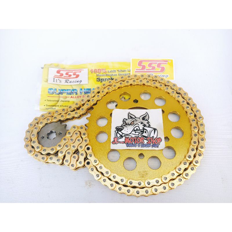 GIR GEAR SET GEARSET SSS 415 428 VIXION OLD VIXION NEW R15 OLD V1 V2 XABRE JUPITER MX KING BYSON DLL