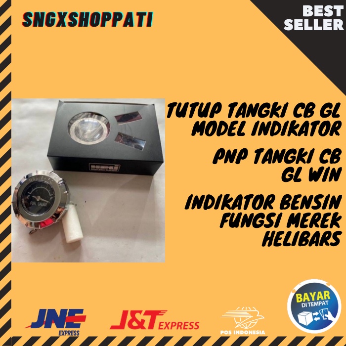 TUTUP TANGKI CB INDIKATOR BENSIN AKTIF GL100 GLPRO GLMAX WIN HELIBARS