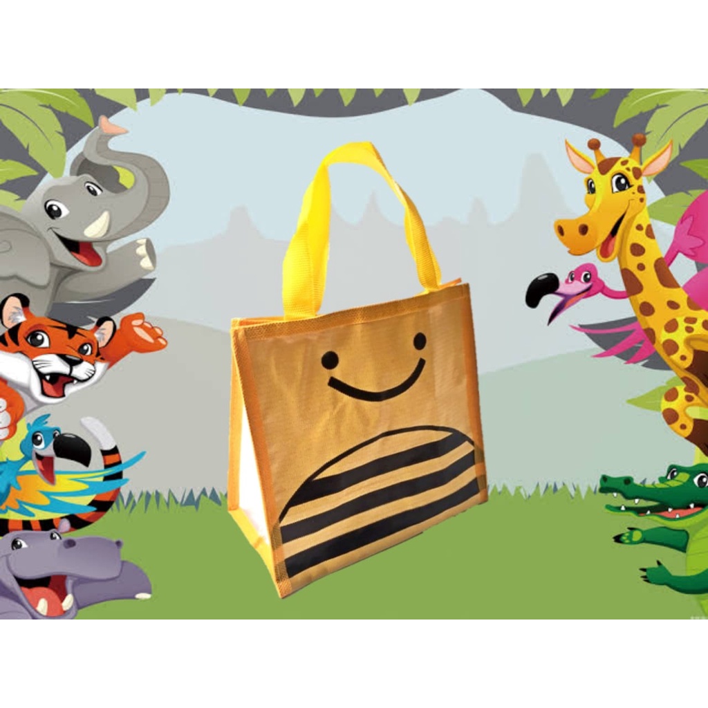 

Souvenir Tas ulang tahun Mika tas ultah goodiebags Seri Animals