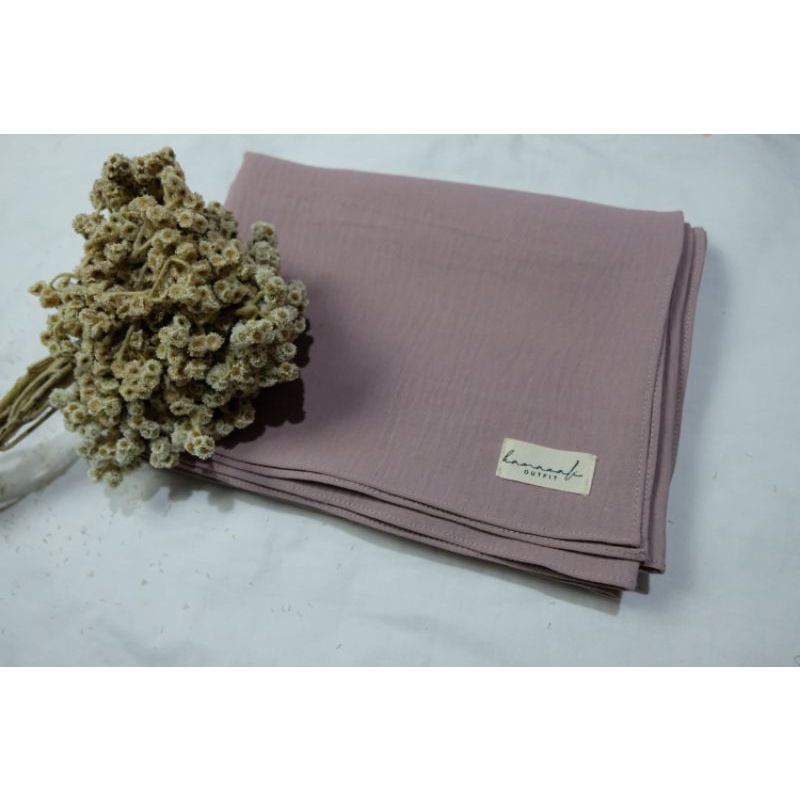 Pashmina Airflow Crinkle Premium 200x75 Syar'i Nami Shawl SALE NOW! GET IT FAST-Pastel Purple