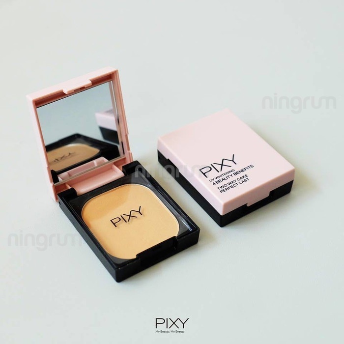 Ningrum Ningrum - Pixy UV Twc Perfect Last Refill 4 Beauty Benefits | Kecantikan Kosmetik Wajah Bedak Pixy UVW TWC Pixy Perfect Last Bedak Padat Reguler | Refill PIXY ORI  - 8002 | 8003