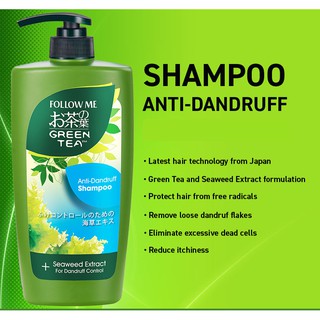 Follow Me Green Tea Shampoo  dan Conditioner 650ml TERMURAH 