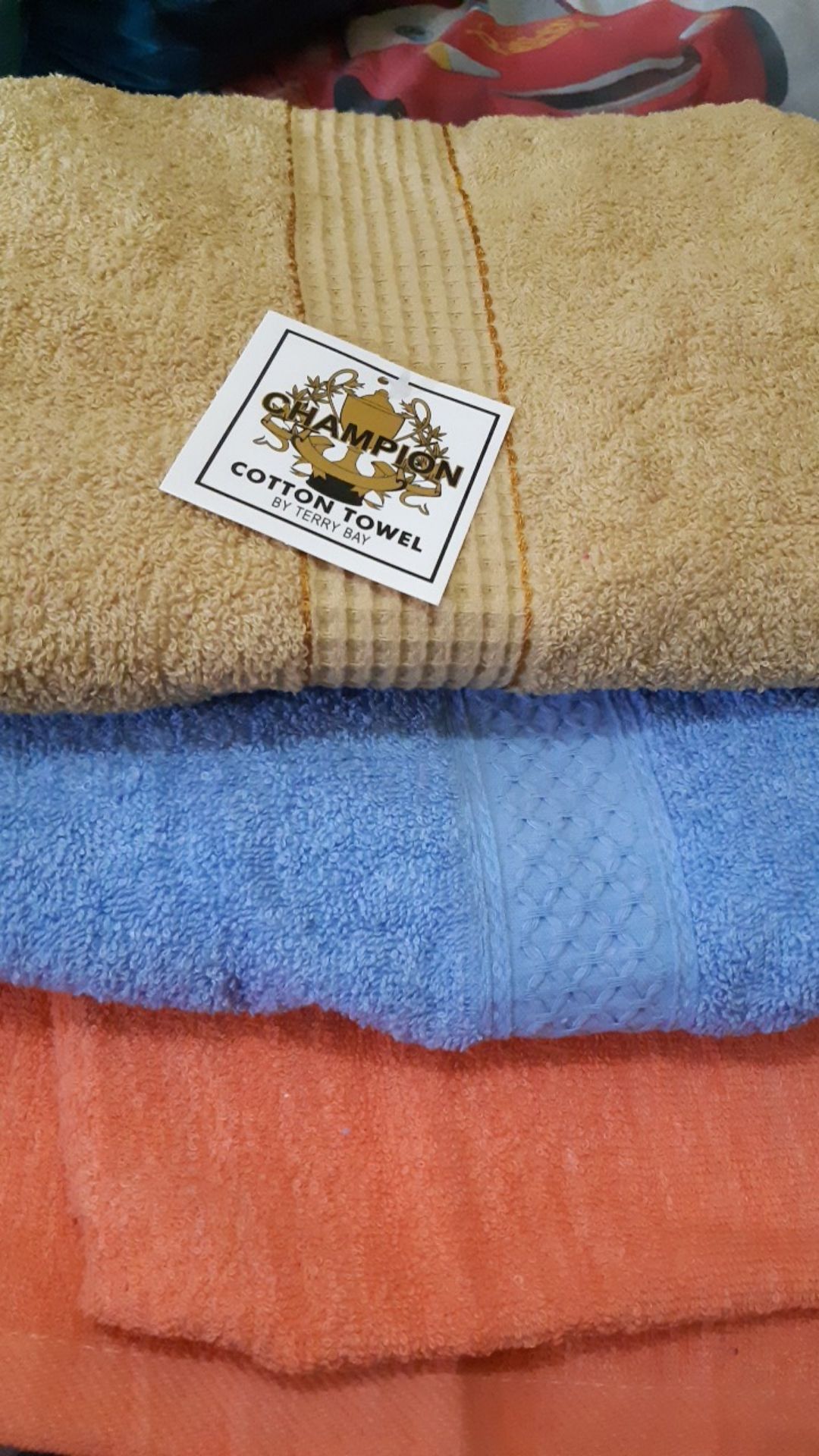 Handuk Mandi Polos List Size 70x140 Cm Cotton